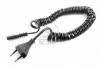 Spiral cord 1m black